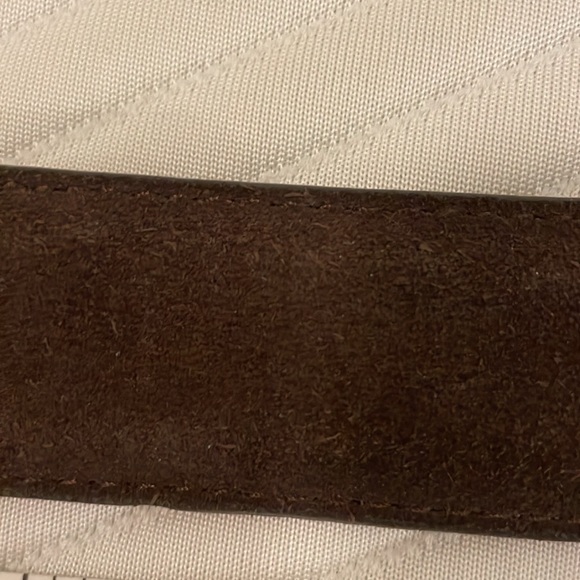 W. kleinberg belt suedes crocodile loop belt - Picture 3 of 5